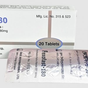 Fexofast 180 mg Tablet (Drug International Ltd)