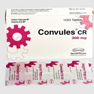 Convules CR - 300 mg Tablet (Controlled Release)( Opsonin )