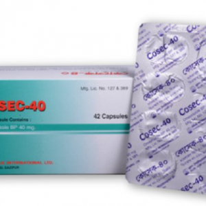 Cosec Capsule 40 mg Drug International Ltd