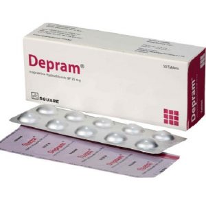 Depram - 25 mg Tablet ( Square )