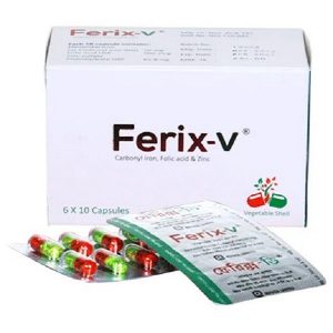 Ferix-V - Capsule (Timed Release) 50 mg+0.50 mg+61.80 mg ( Renata )