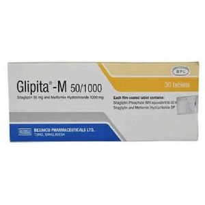 Glipita-M - 50 mg+1000 mg Tablet( Beximco )
