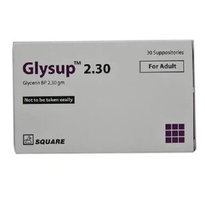 Glysup - 2.30 mg suppository ( Square )