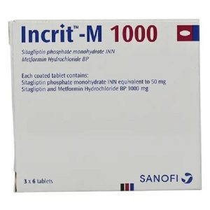 Incrit-M - 50 mg+1000 mg Tablet( Sanofi )