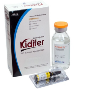 Kidifer IV Injection or Infusion100 mg 5 ml General Pharmaceuticals Ltd.