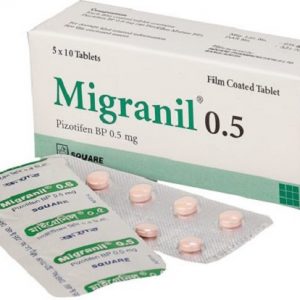 Migranil - 0.5 mg Tablet ( Square )