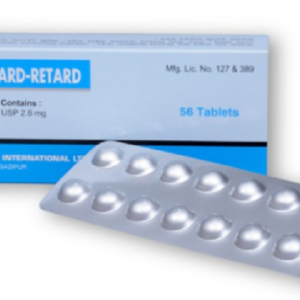 Nidocard Retard - Tablet 2.6 mg drug international