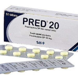 Pred - 20 mg Tablet( Eskayef )