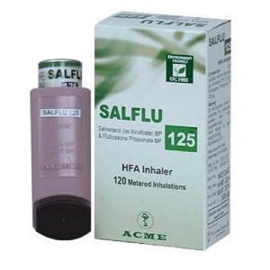 Salflu - Inhaler (25 mcg+125 mcg)-puff-120 metered doses( ACME )