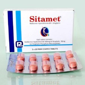 Sitamet - 50 mg+500 mg Tablet( Renata )