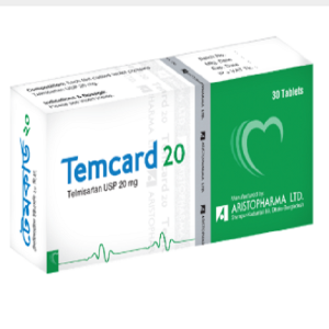 Temcard Tablet Telmisartan 20 mg Aristopharma Ltd