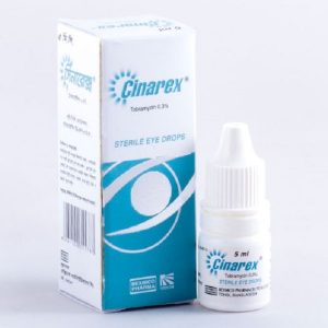Cinarex Eye drops - Ophthalmic Solution 0.3% - 5ml drop - Beximco Pharmaceuticals Ltd