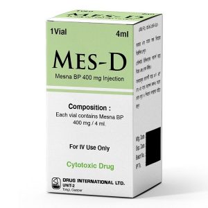 MES-D - IV Injection 400 mg-4 ml - 400 mg vial- Drug International Ltd