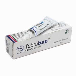 Tobrabac - Ophthalmic Ointment 0.3% - 3gm tube - Popular Pharmaceuticals Ltd